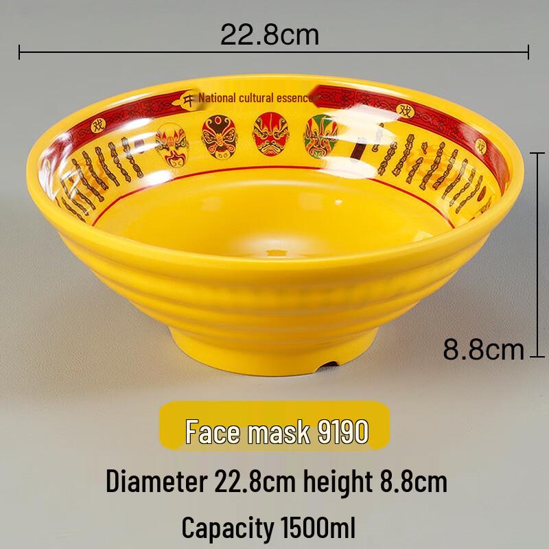 Durable Melamine Commercial Noodle & Soup Bowl