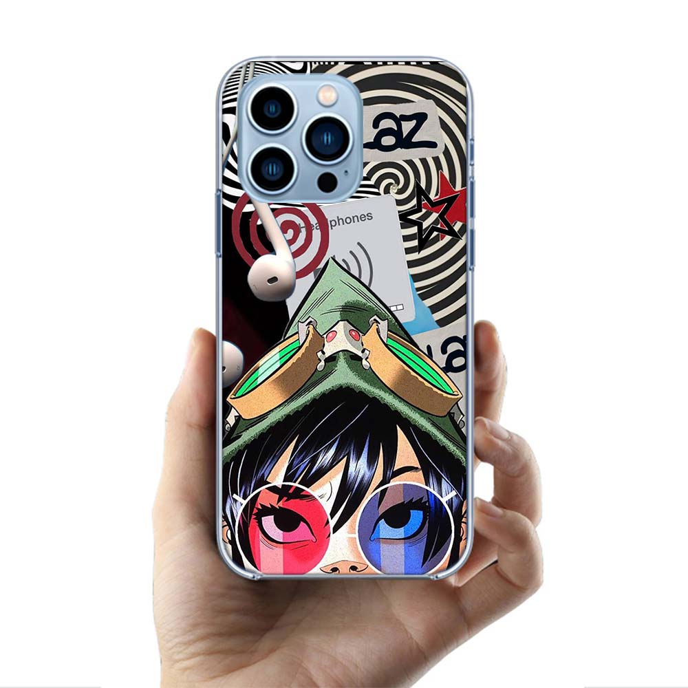 Gorillaz Anime Cases Phone Case For Iphone 17E 16E 17 Air 16 Pro Max 15 Pro 14 Plus 11 13 12 Mini Cover Cases Compatible with Su