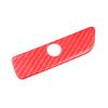 Co-Pilot Storage Box Handle Frame Trim For Ford Explorer 13-19 Red Carbon Fiber