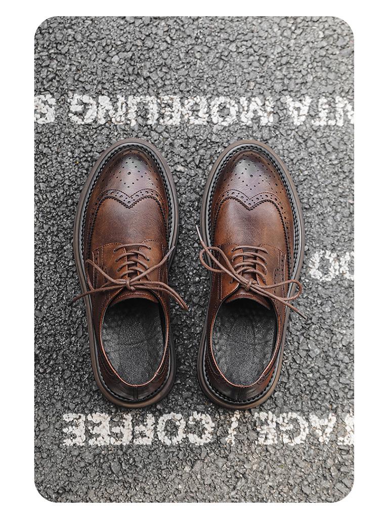 Men's Versatile Leather Shoes: 2025 Summer Casual & Formal Fashion