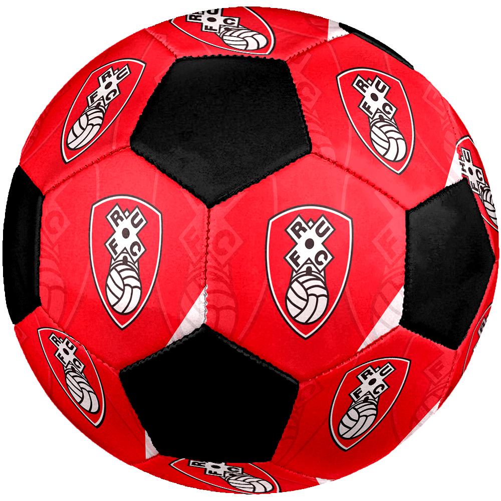 SIZE 5 Rotherham United F.C. Soccer Ball Colorful All Ages Machine Stitched PVC Competition Ready Durable High-Bounce