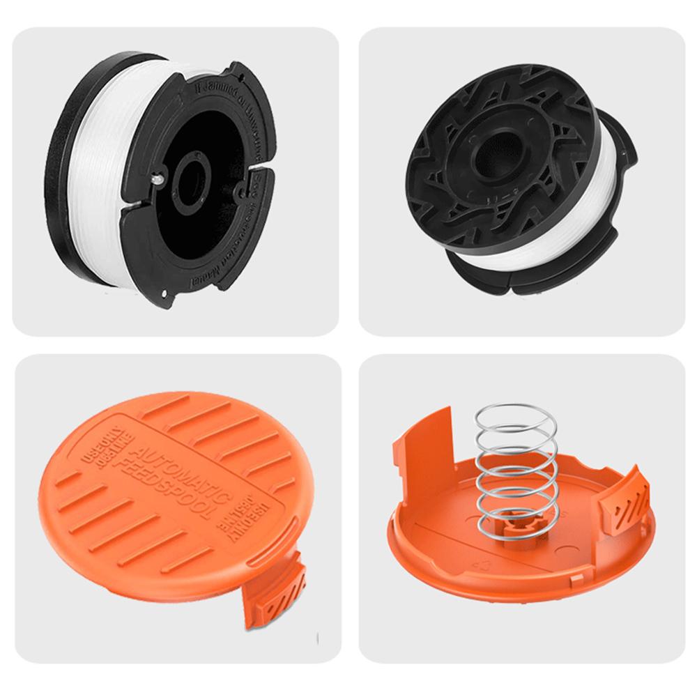 AF100 Szpula do podkaszarki, Zamienna szpula do podkaszarki, Przezroczysta żyłka do podkaszarki 0,065 cala,