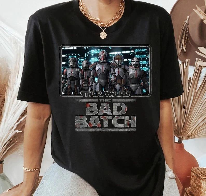 Star Wars The Bad Batch Bad Group Galaxys Edge Tshirt Unisex Unisex S