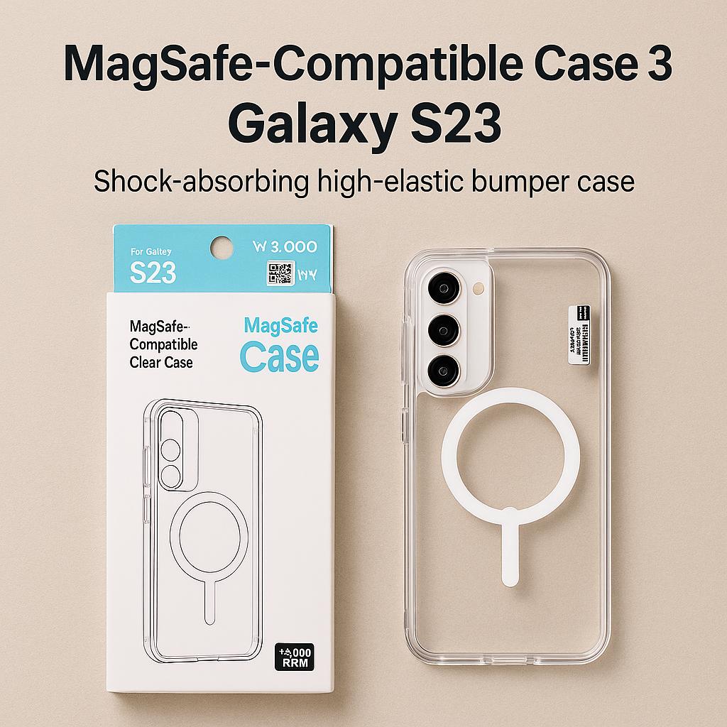 Det ultimate etuiet:  MagSafe-kompatibelt deksel til Galaxy S23
