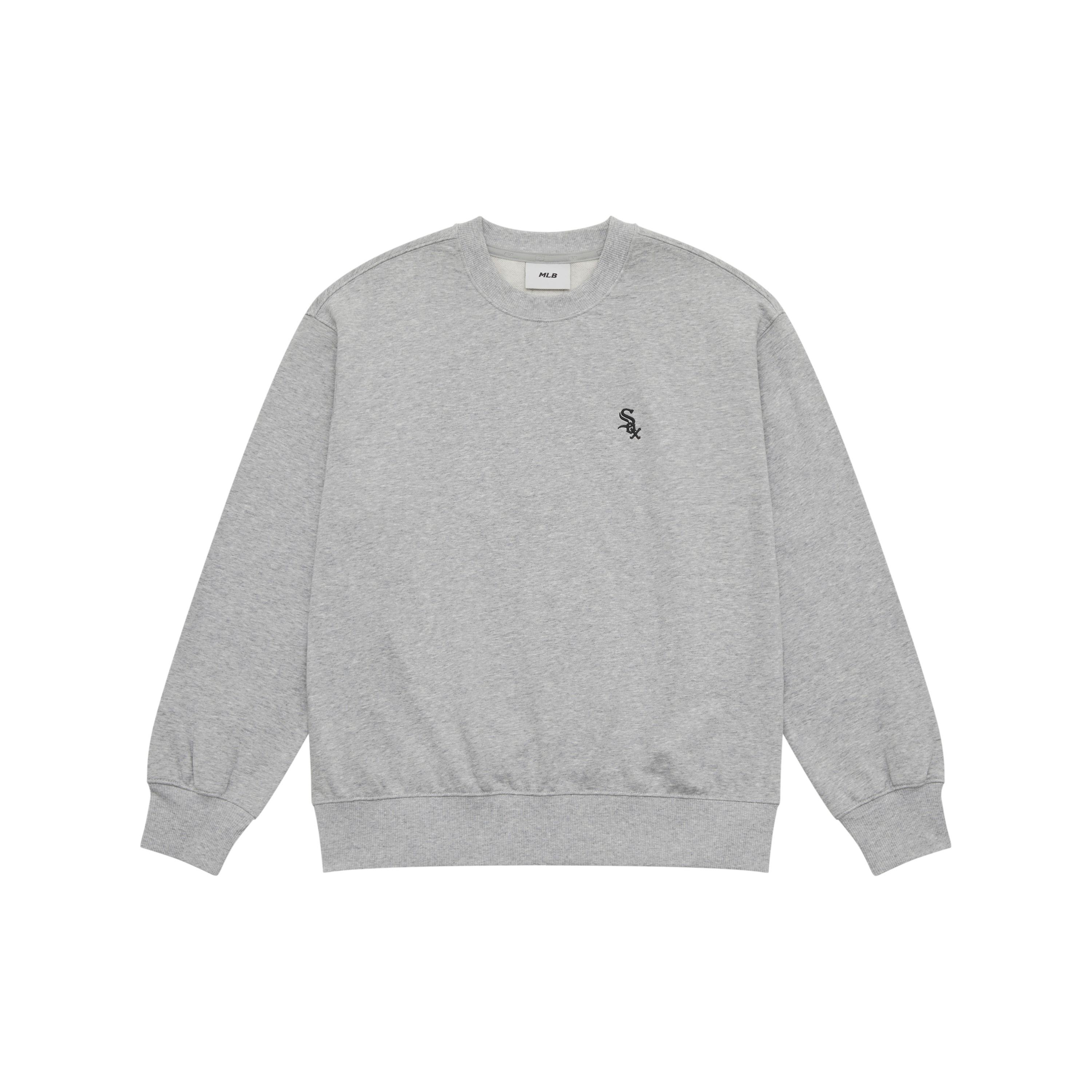 

New MLB Basic Collection City Life Chicago White Socks SS25 Sweatshirt Unisex Heather Gray 3AMTB0151-44MGS XL