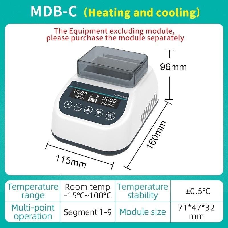 Intelligent Mini Dry Bath Incubator Laboratory Constant Temperature Heater Incubation Shaker With Heating Block
