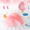 Soft 3D Ice Cream Squeeze Watery Made with Stress Realistic Ice Cream Ball Chain 5 11cm Extremely Squeeze - Chewy, Texture, Food-Grade Silicone,