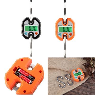 150kg C100 Crane Scale Electronic Stainless Steel Hanging Hook Scale Luggage Mini Scales LCD Digital Loop Weight Balance