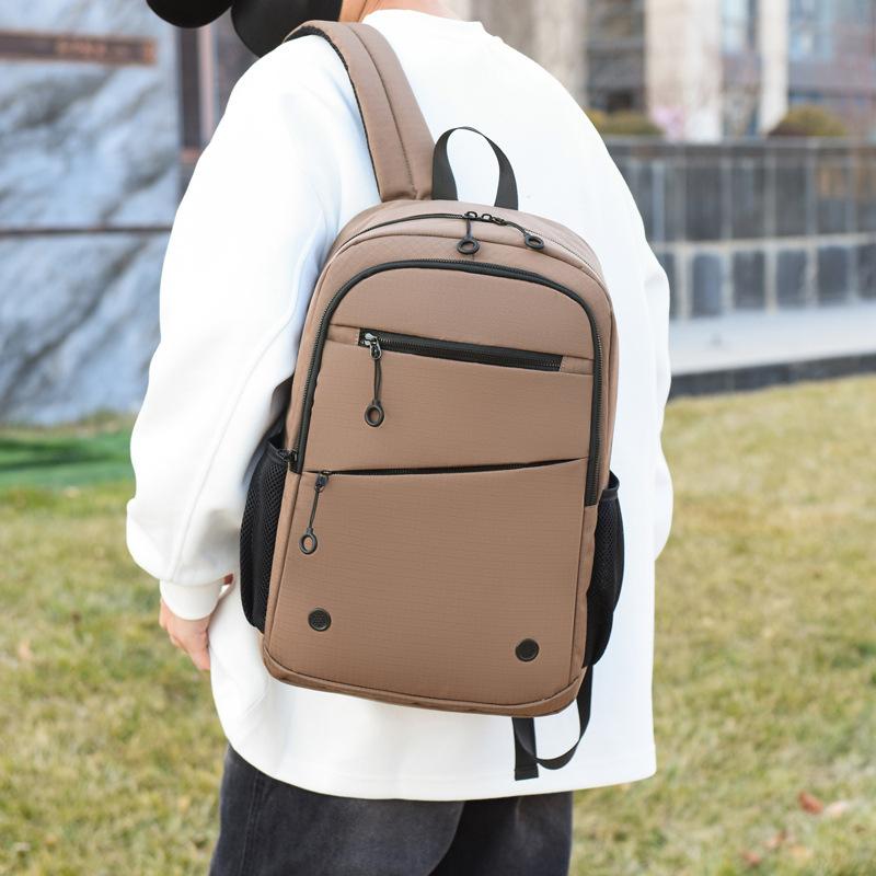Schoolbag Lightweight Men's Backpack Large Capacity Junior High School Student School Bag Simple Trend Travel Computer Backpack