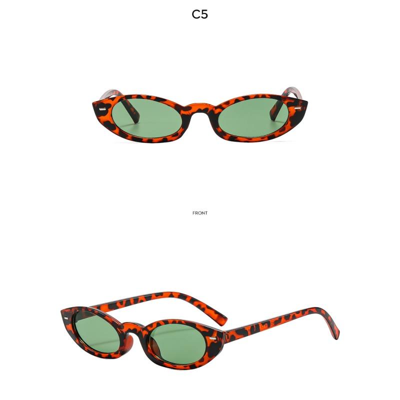 Women's sunglasses - unisex retro small frame cat eye sunglasses