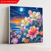 Bloeiende Bloemen Volledige 5D Doe-het-zelf Parel Edelsteen Kunst Diamant Schilderij Kits voor Volwassenen/Beginners Cadeau Idee Huisdecoratie 11.81x11.81in
