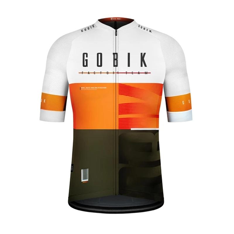 Maglia da Ciclismo da Uomo a Maniche Corte GOBIK, Maglie da Ciclismo, Abbigliamento da Bici beige