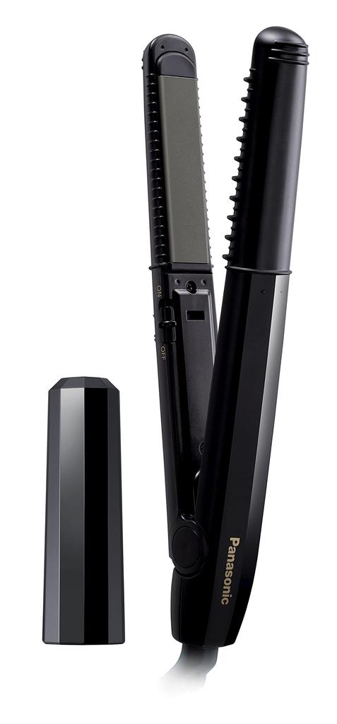 Panasonic Compact Iron for Short Hair Type Black & Men's Arrangement/Straight 2-Way EH-HV19-K
