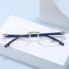 Ultra Light Rimless Diamond Edge Trimming Anti Blue Light Reading Glasses Men Women Radiation-resistant Presbyopia Eyeglasses