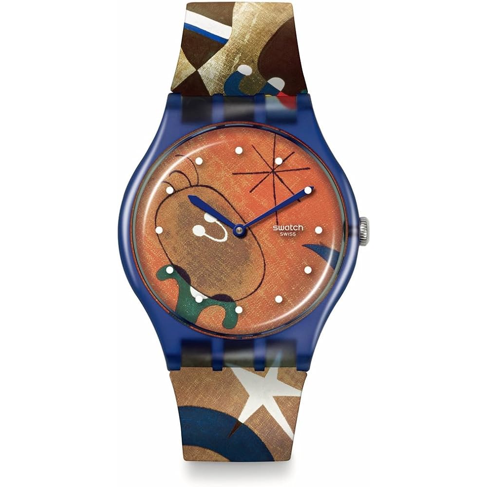 Swatch MIRO s Women & Bird in the Moonlight New Gent Watch SO29Z136
