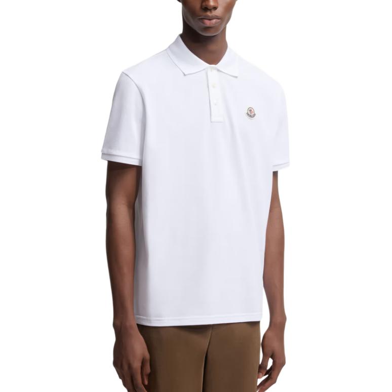 Moncler Logo Patch Short Sleeved Polo Shirt K20918A0001484556002