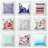 Modern Printed Boho Decor Sofa Pillowcase Home Light Blue Mint Color Cushion Cover