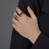 VQYSKO Men's Ring Punk Rock Smooth 316L Stainless Steel Signet Ring For Men Hip Hop Party Jewelry Male Wedding Anel