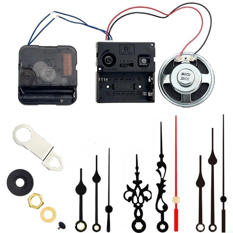 62KD DIY Quartzs Clock Mechanism Set Battery Powered Motor Replacements 12888 Clock Movement for Wall Clocks for Hobbyists