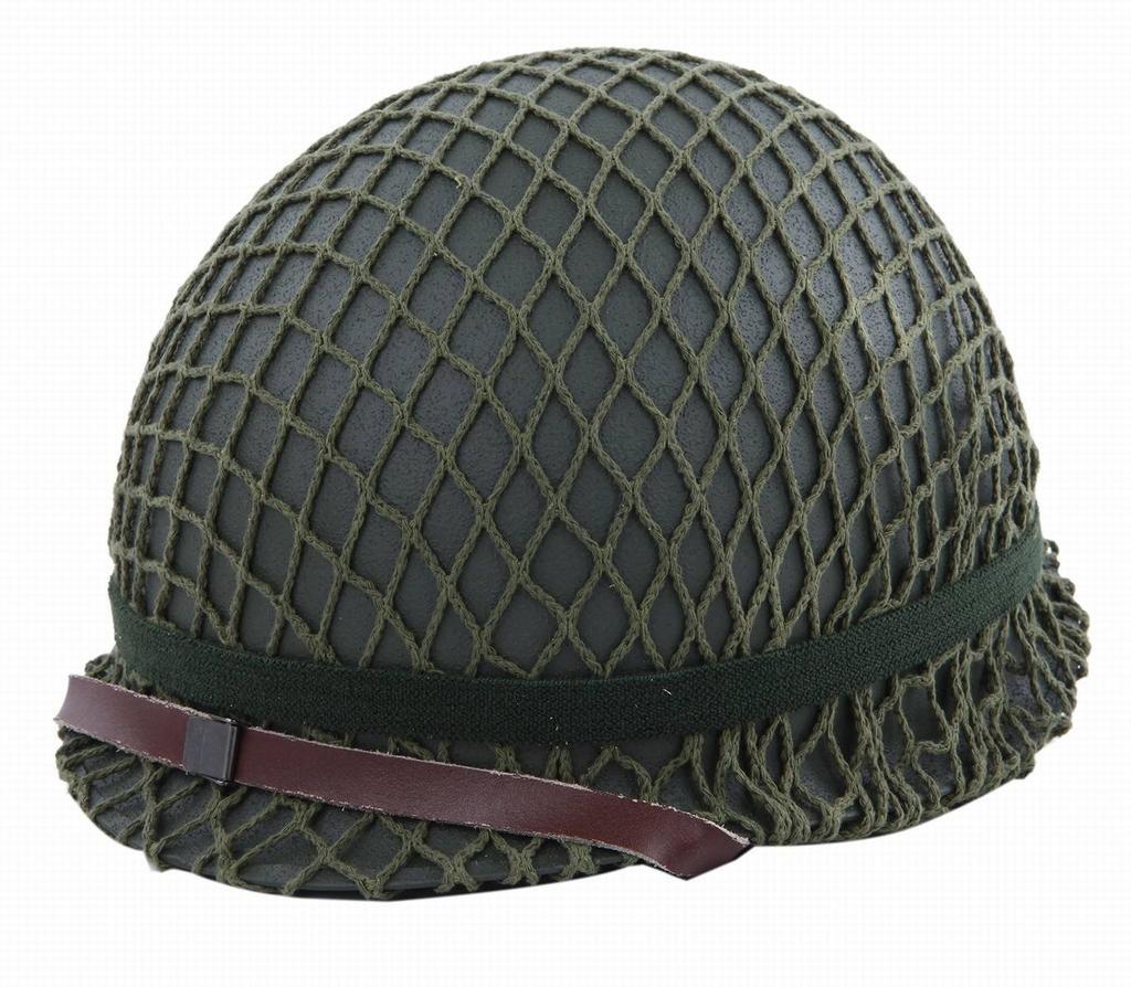 Steel Replica M1 Helmet with Mesh Heavy-duty Net.