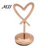 Metal Place Card Stands Hollow Heart Table Number Holder, Love Stand, Reception Display Holder Clip for Photos, Food Signs, Memo Notes, Weddings,