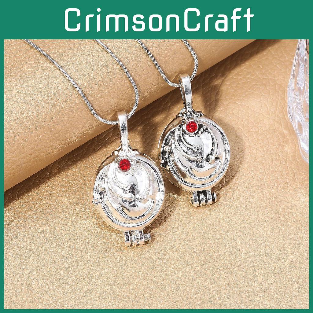 Vampire Diaries The Red Rhinestone Decoration Openable Alloy Necklace For Fans