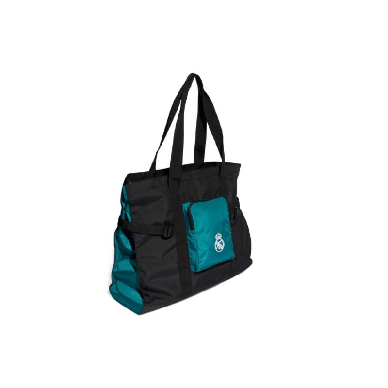 Adidas Recycled Polyester Tote Bag Shopping Bag Shoulder Bag Handbag Unisex Black Adidas GU0087