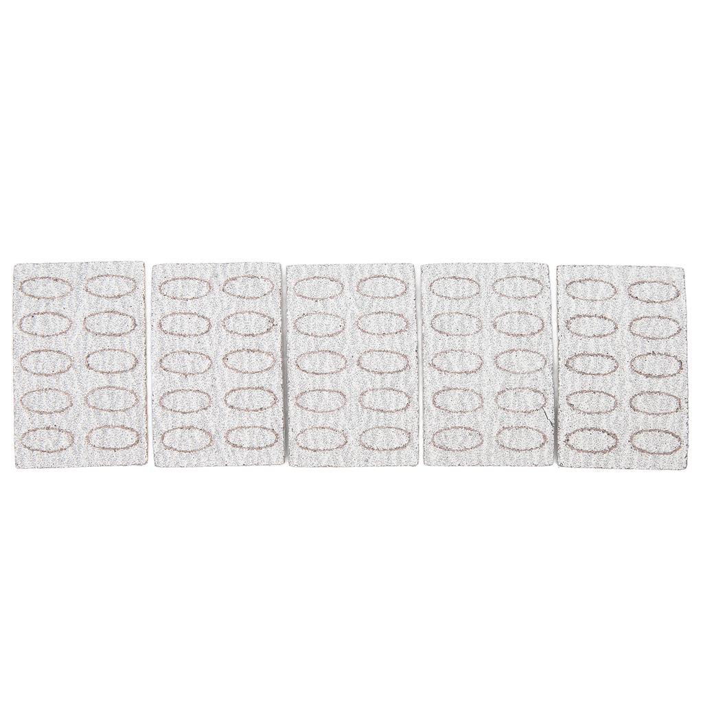 10 Bags 100 Grit Steel Pusher Sandpaper Self Adhesive Dead Skin Removal Nail Cuticle Pusher Sand Sheet