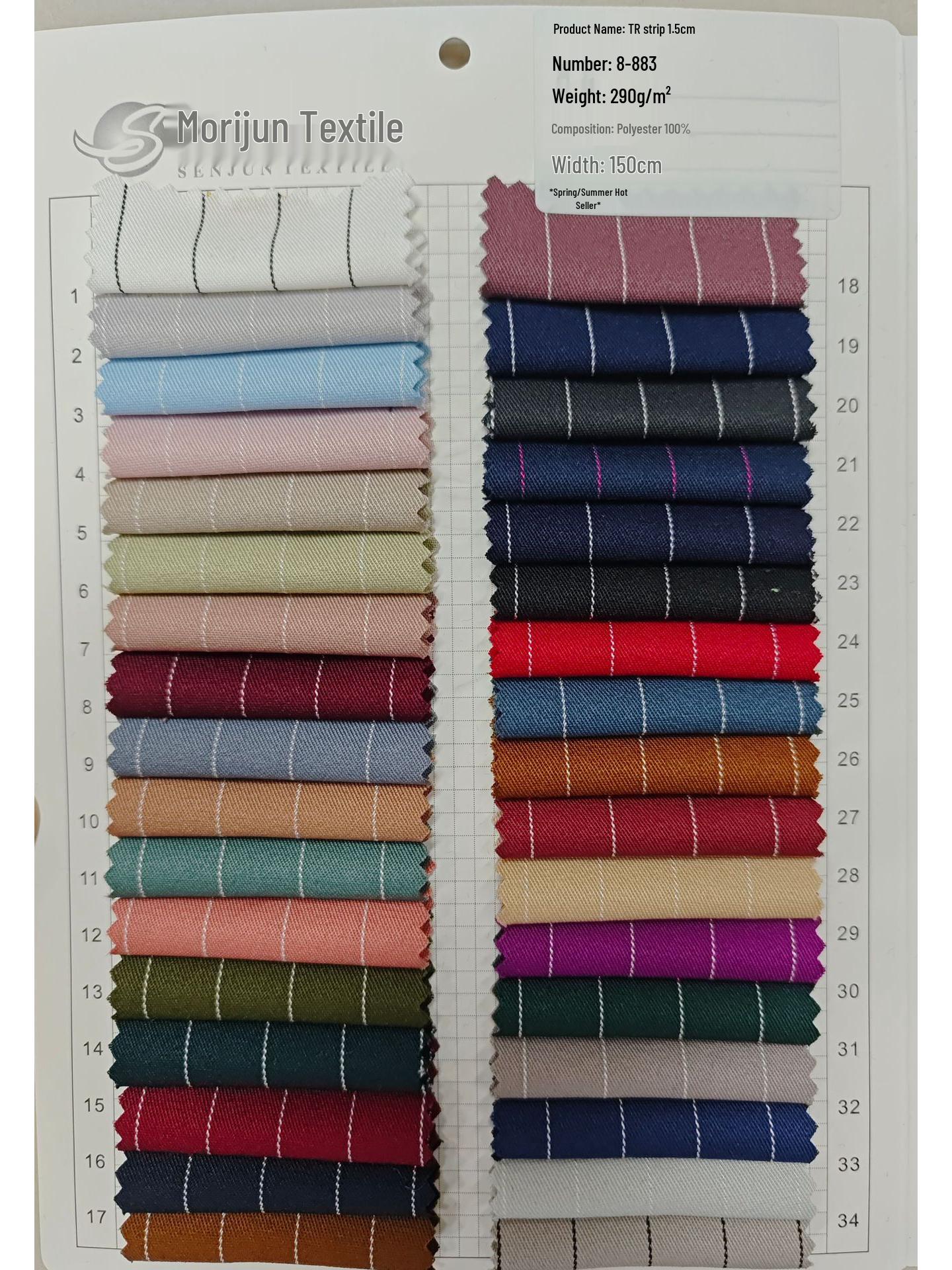 

Autumn/Winter 1.5cm Stripe Micro-Stretch Suit Set Pants