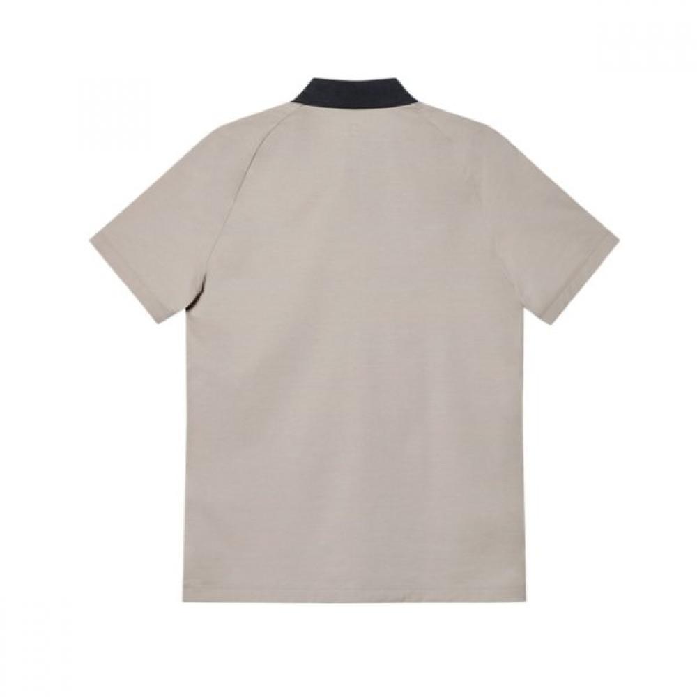 footjoy Color Block Sleeve Polo Shirt Sand 36938