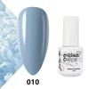 GELPOLISH Nail Art Set: Base, Top Coat, Transparent & White Gel Polishes