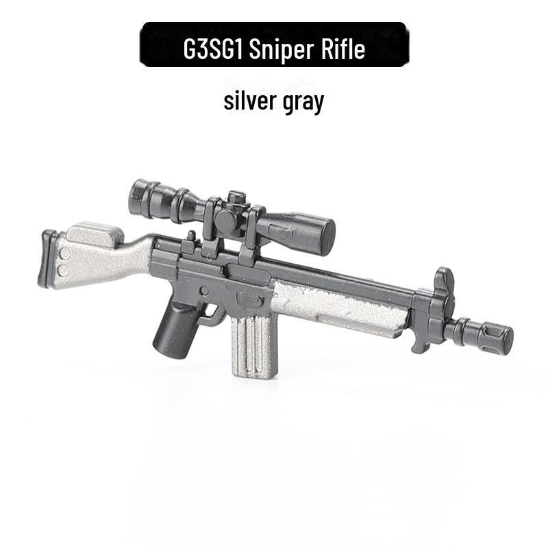 

«Набор фигурок военного собрания»: Цветное оружие, пластиковые аксессуары, настольная модель для песка