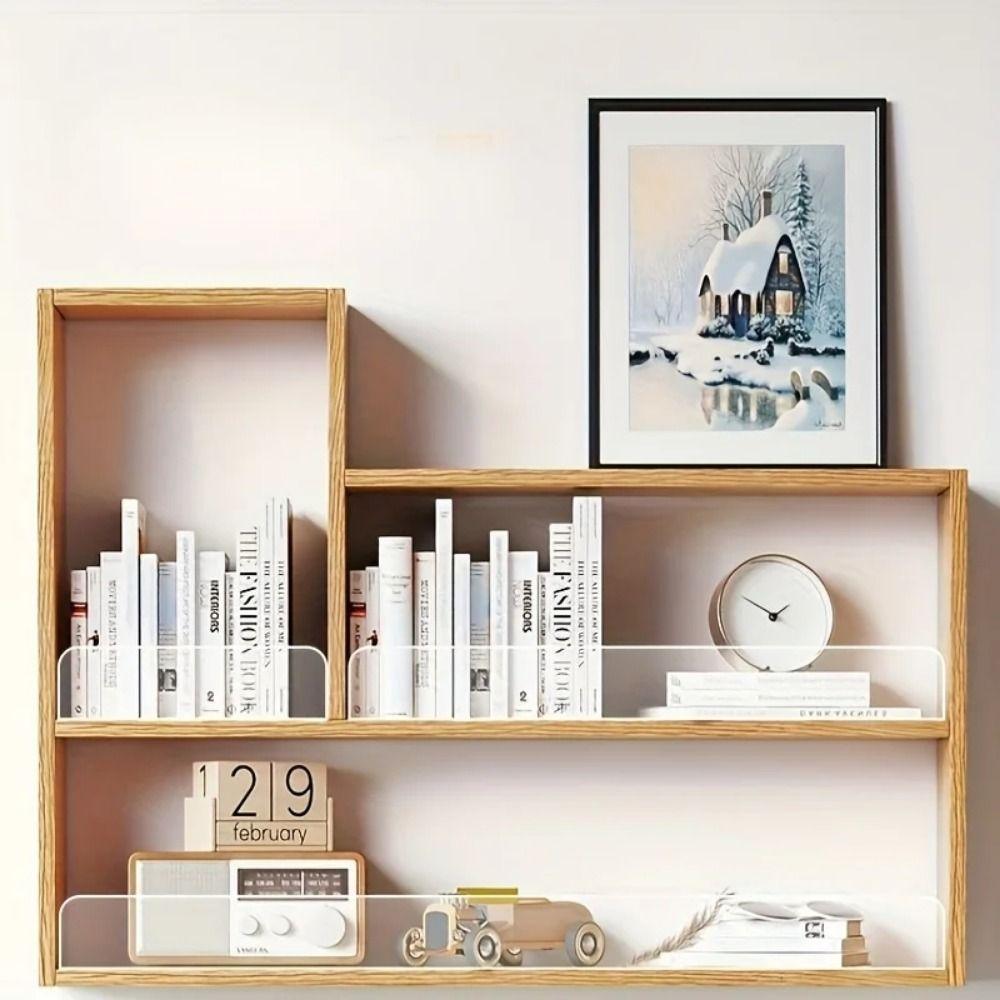 5Pcs 20/30/40cm Shelf Divider Panels Transparent Under Couch Blocker Desk Gap Barrier Storage