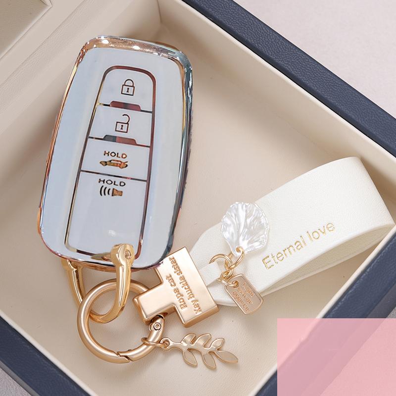 Fashion Tpu Car Remote Key Case Cover Shell Fob For Toyota Corolla Prius Camry Chr C-Hr Rav4 Altis Land Cruiser Prado Keyless