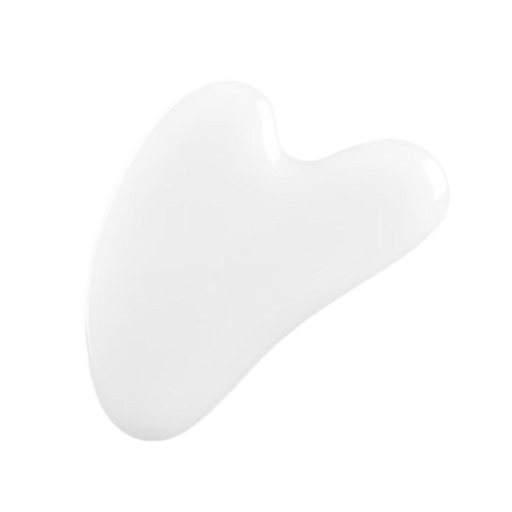 Natural Jade Scraping Board Face & Body Gua Sha Massage Brush Heart Shaped Massager Scrapers Tools For Face Neck Back Body