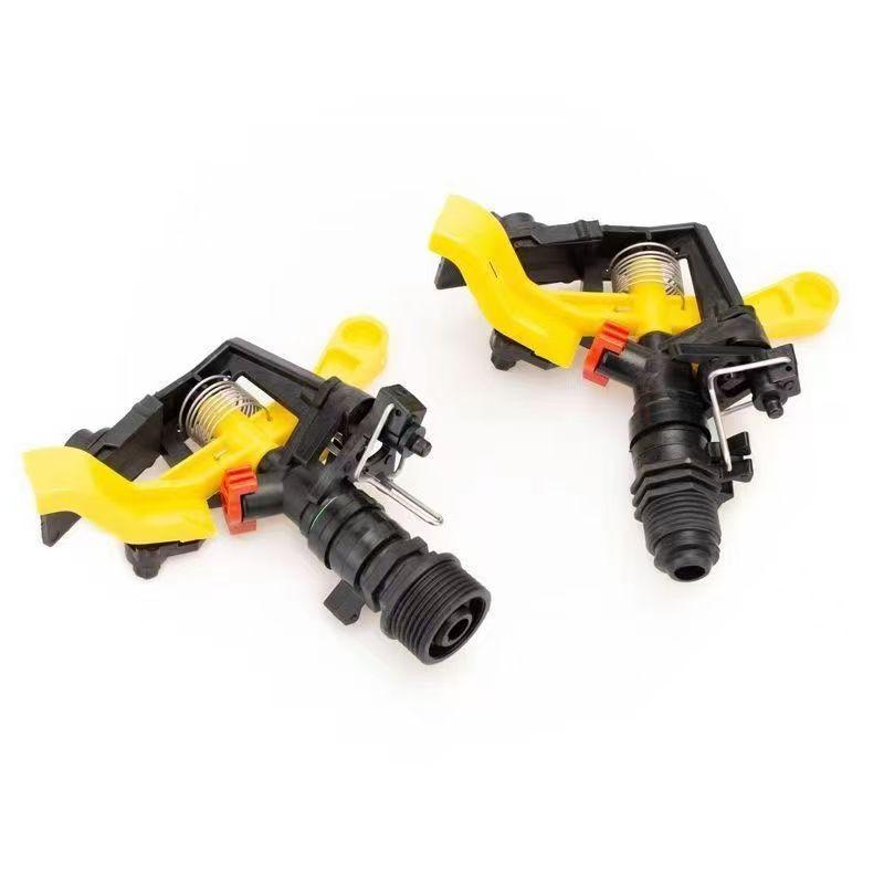 Adjustable Rocker Lawn Sprinkler 360 Degree Rotation Even Spray For Irrigation Agricultural Site Cooling Dust Removal