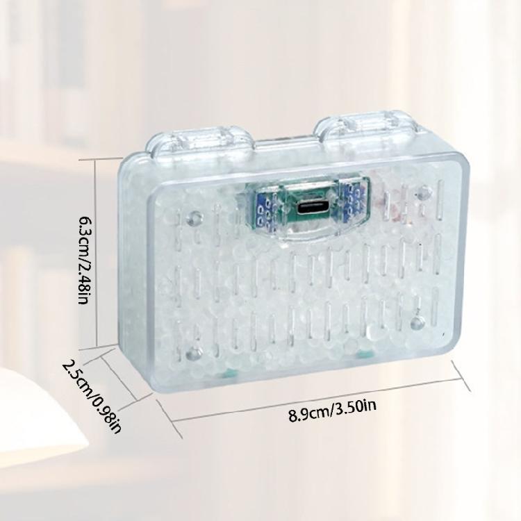 Fotoausrüstung Feuchtigkeitskontrolle Trockenmittel-Box, Tragbares wiederaufladbares Entfeuchter-Zubehör für Kamera-Trockenschrank, Elektronik und empfindliche Ausrüstung