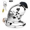 Stainless Steel CB Lock Metal Chastity Lock Male Penis Cage Chastity Gay Sex Toys Cock Ring Urethral Chastity BDSM