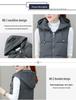 Women's 2026 Mid-Length Hooded Down Cotton Vest - Korean Style Student Winter Gilet Jacket