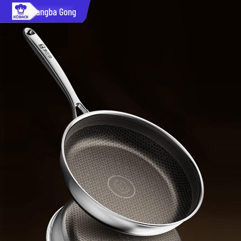Kobach 7th Gen True Titanium Stainless Steel Frying Pan