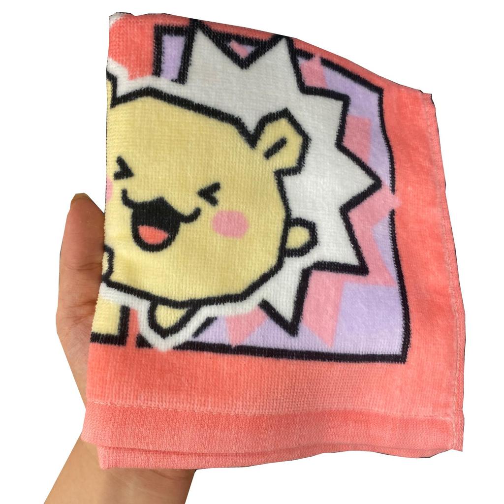 Marushin TRUZ Hand Character Antibacterial and Odor 5445007500 Comic_RURU Towel, Handkerchief, 100% Cotton, Resistant,