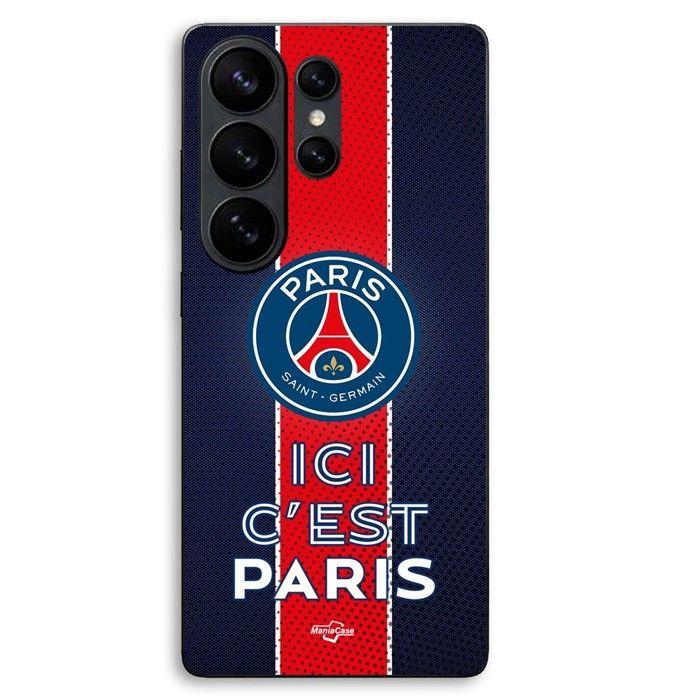 Coque Pour Samsung Galaxy S26 Ultra PSG logo ici c'est Paris Maniacase