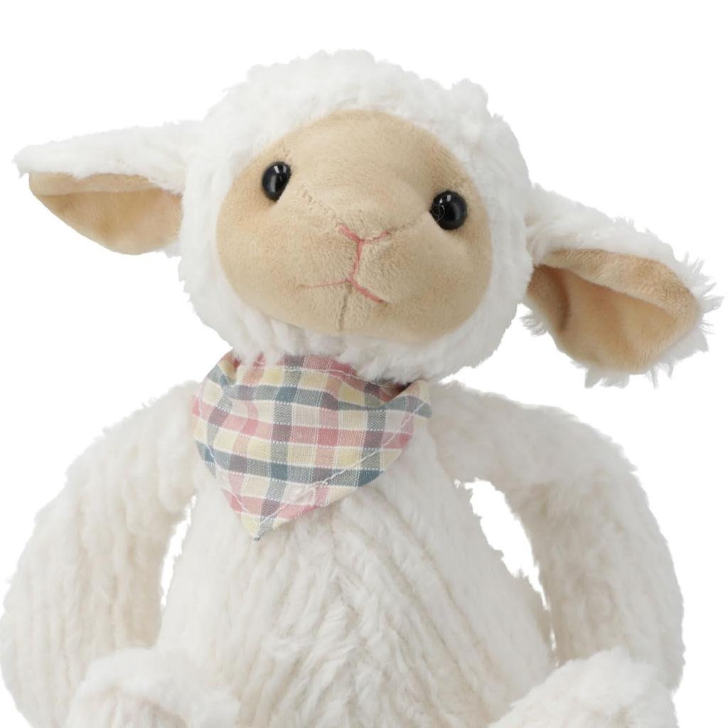 Nitori Bandana Sheep Plush Toy, White, WD01, 2116100001842