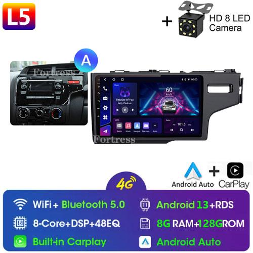 Touch screen For Honda Jazz 3 2015 - 2020 Fit 3 GP GK 2013 - 2020 Car Radio Multimedia Player GPS Navigation 4G Carplay 2Din DTS