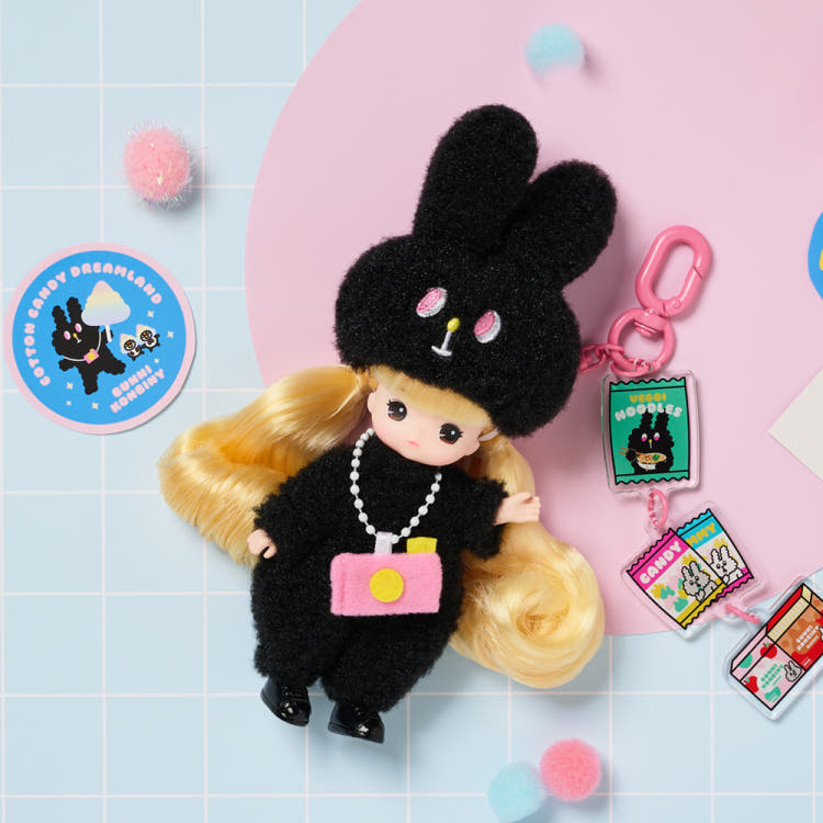 [mimi world] Kuro Little Mimi Keychain