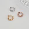 Daily Volume Bubble One-Touch Ring Nickel-Free Earrings (1 Pair)