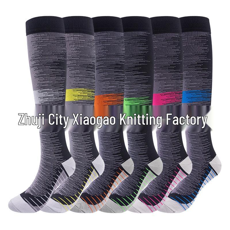 Unisex Long Compression Socks for Cycling, Running, and Marathon