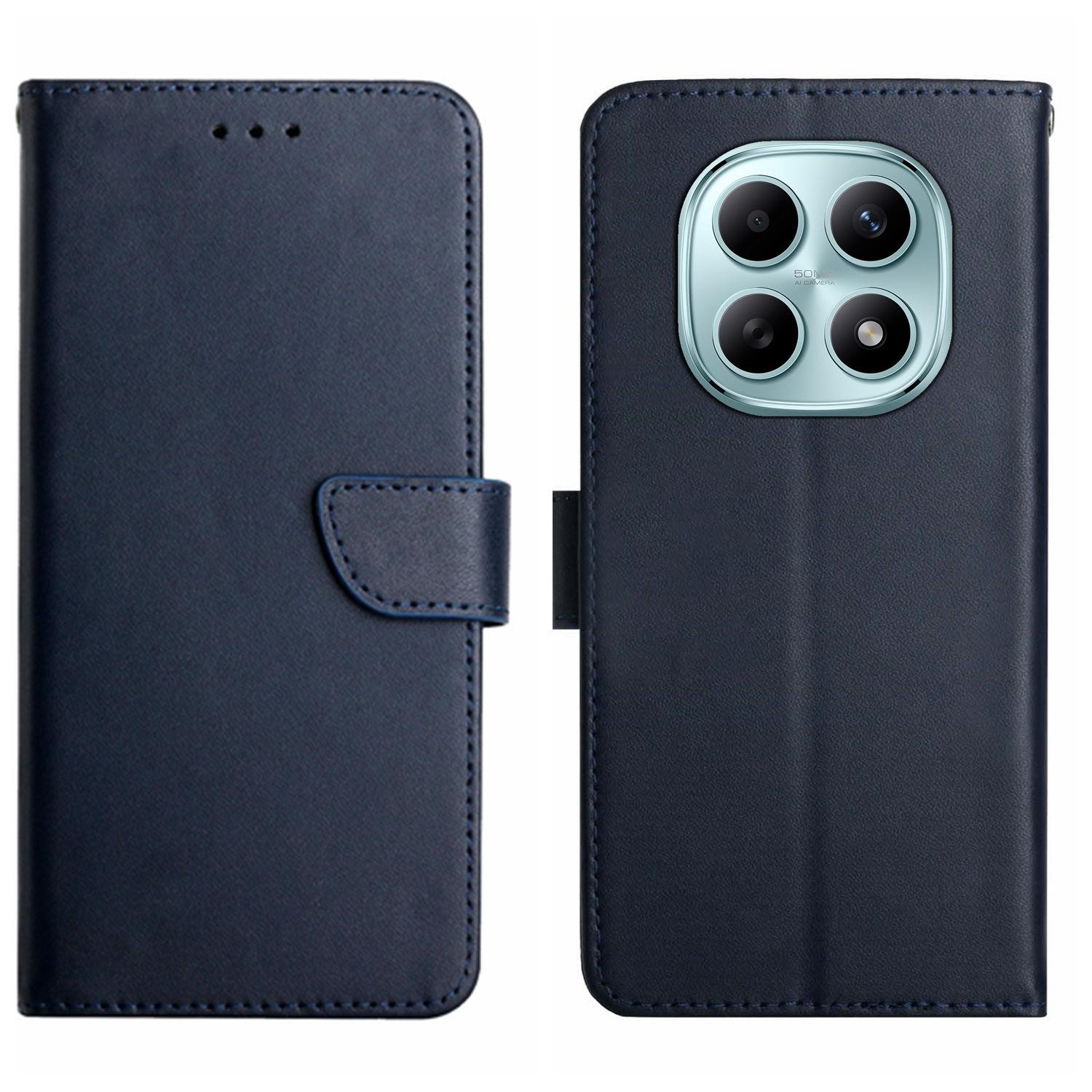 

Для Xiaomi Poco M8 5G/Redmi Note 15 5G (Глобальний)/15 4G (Глобальний) Чохол Натуральна Коров яча Шкіра Чохол для Телефону Текстура Наппа