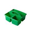 Plastisk förvaringskorg med fack och handtag