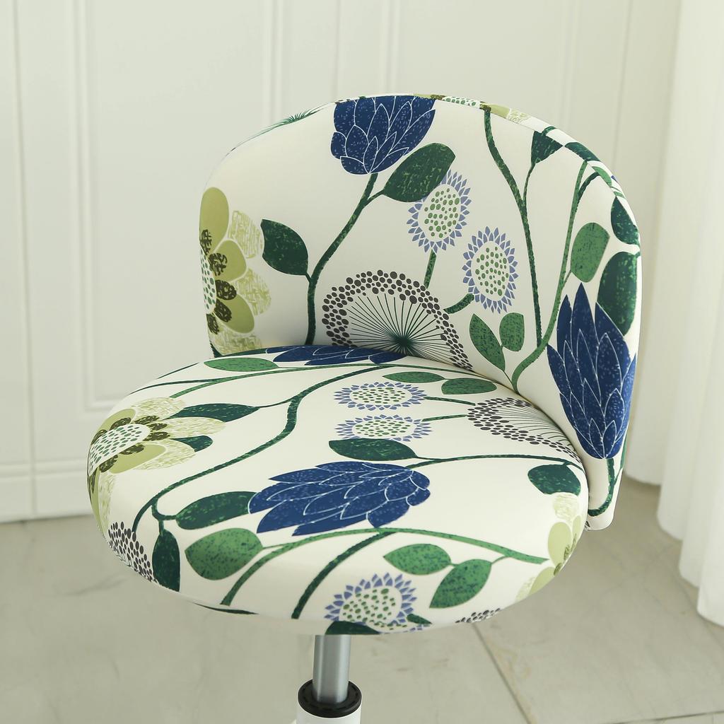 Universal Arc-shaped Chair Cover Cushion Backrest Computer Office Negotiation Meeting Seat Cover Milk Tea Shop Chair Stool